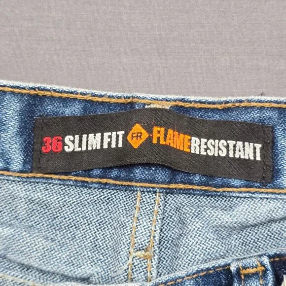 Wrangler FR Flame Resistant Slim Fit Denim Jeans 31x34 FOUR PAIRS